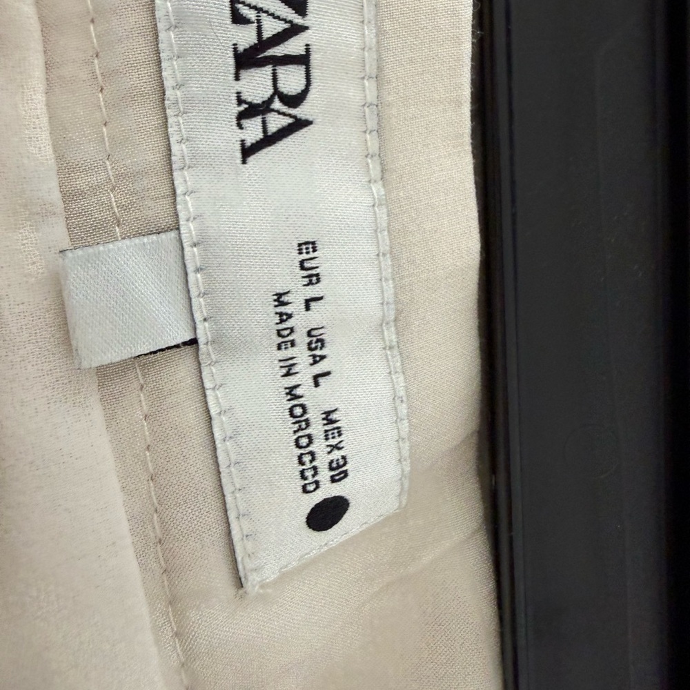 Zara Cream Bubble / Balloon Women's Skirt - Picture 5 of 6